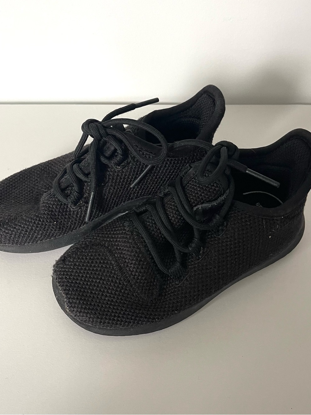 adidas Toddler Black Lace-Up Sneakers